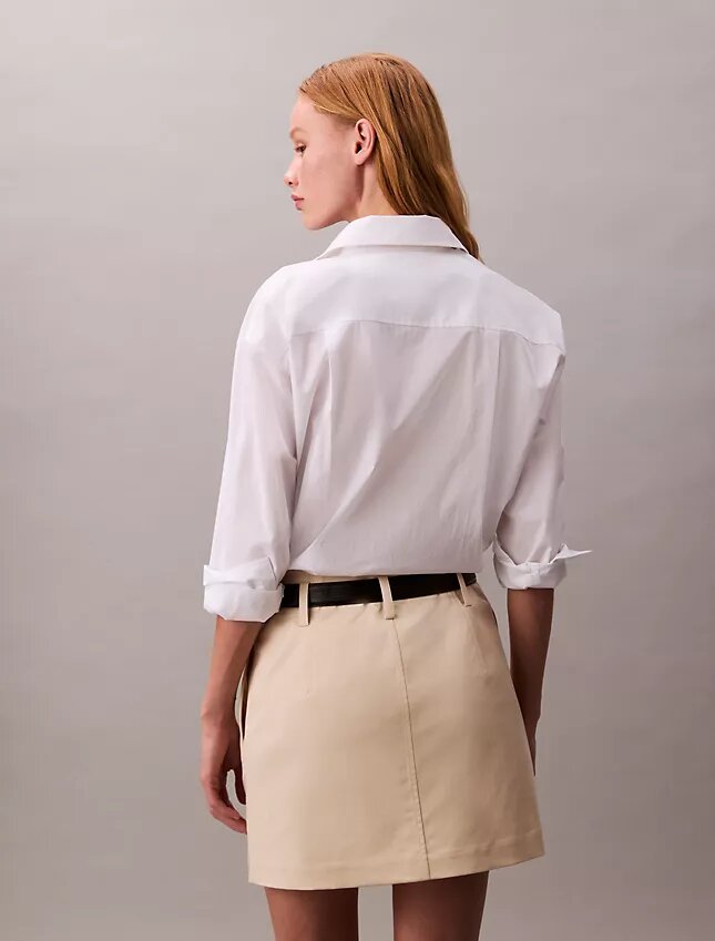 Mini gonna in cotone chino Mini gonna in cotone chino