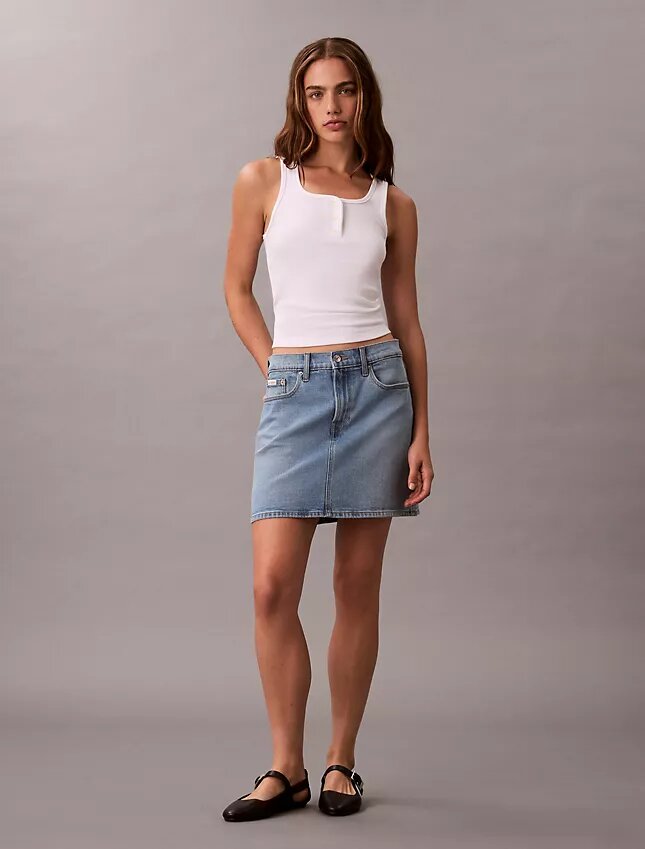 Mini gonna in Denim Mini gonna in Denim