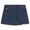 Mini gonna-pantaloncino in Denim da bambina Mini gonna-pantaloncino in Denim da bambina