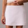 Mini gonna-pantaloncino in misto lino
