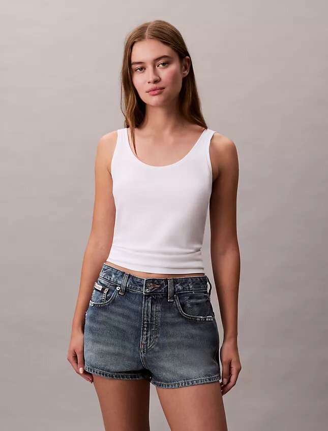 Mini shorts in Denim Mini shorts in Denim
