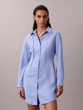 Miniabito casual in twill