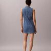 Miniabito con cuciture in Denim Miniabito con cuciture in Denim