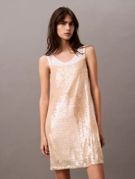 Miniabito con paillettes