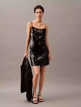 Miniabito con paillettes