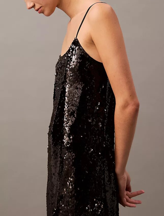 Miniabito con paillettes Miniabito con paillettes