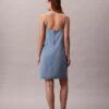 Miniabito in denim con spalline