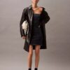 Miniabito in denim senza spalline