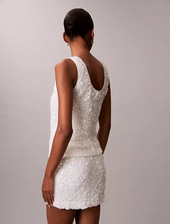 Minigonna con paillettes Minigonna con paillettes