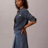 Minigonna in Denim a pieghe Minigonna in Denim a pieghe