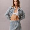 Minigonna in Denim con logo Minigonna in Denim con logo