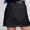 Minigonna in Denim con vita asimmetrica Minigonna in Denim con vita asimmetrica