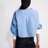 Minigonna in Denim con vita asimmetrica Minigonna in Denim con vita asimmetrica