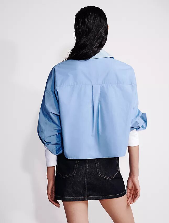 Minigonna in Denim con vita asimmetrica Minigonna in Denim con vita asimmetrica