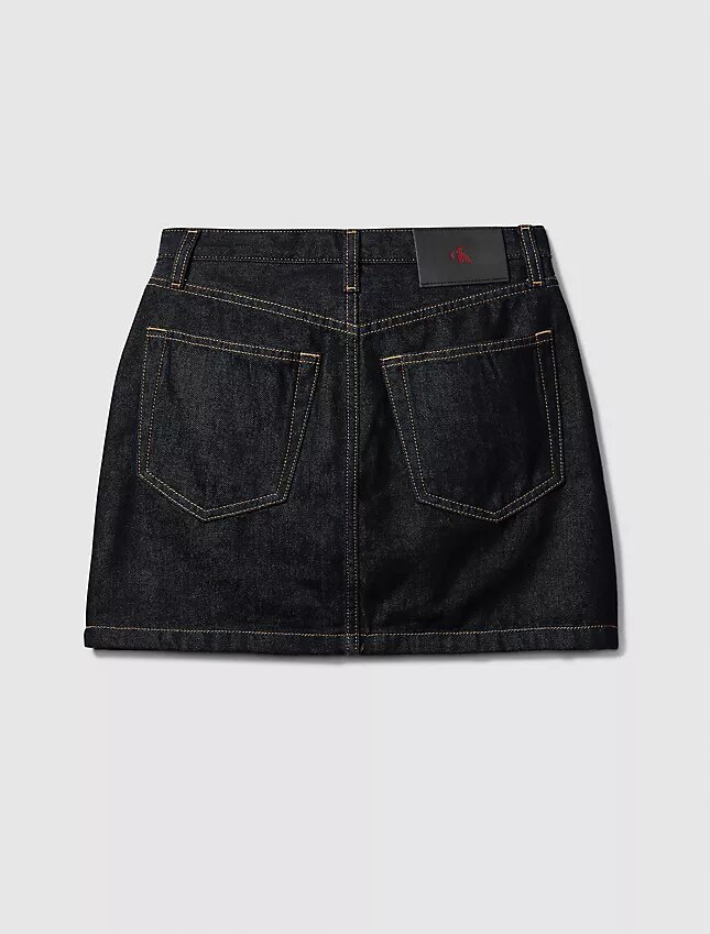 Minigonna in Denim con vita asimmetrica Minigonna in Denim con vita asimmetrica