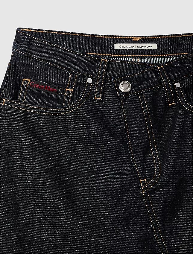 Minigonna in Denim con vita asimmetrica Minigonna in Denim con vita asimmetrica