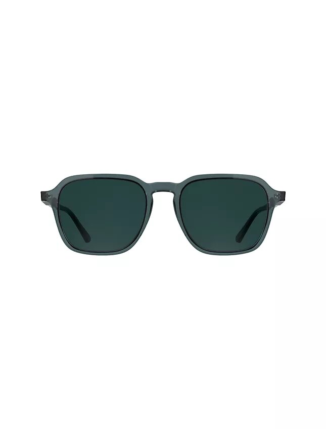 Occhiali da sole rettangolari modificati in acetato Occhiali da sole rettangolari modificati in acetato