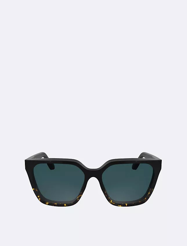 Occhiali da sole rettangolari modificati in acetato Occhiali da sole rettangolari modificati in acetato