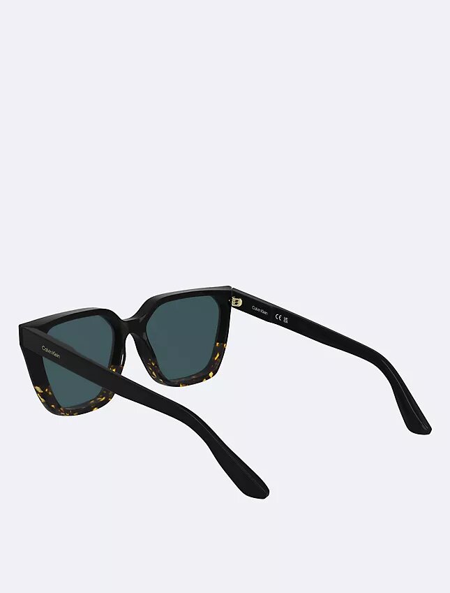 Occhiali da sole rettangolari modificati in acetato Occhiali da sole rettangolari modificati in acetato