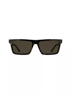 Occhiali da sole rettangolari modificati sottili in acetato Occhiali da sole rettangolari modificati sottili in acetato