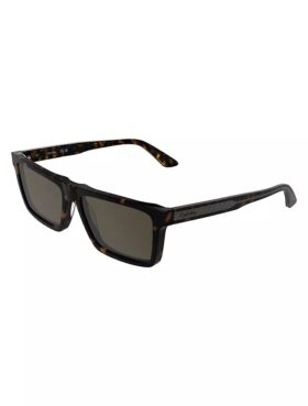 Occhiali da sole rettangolari modificati sottili in acetato Occhiali da sole rettangolari modificati sottili in acetato