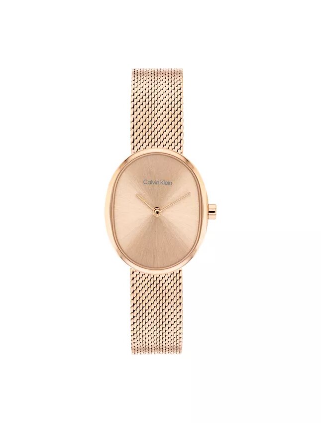 Orologio con bracciale a maglia rotonda Orologio con bracciale a maglia rotonda