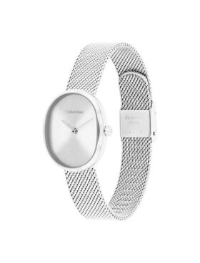 Orologio con bracciale a maglia rotonda