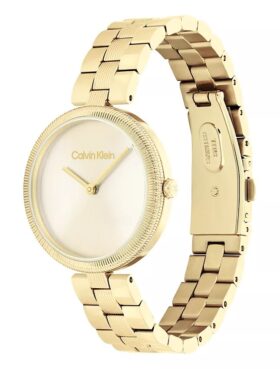 Orologio con bracciale a maglie minimaliste