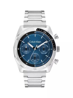 Orologio con bracciale a maglie multifunzione