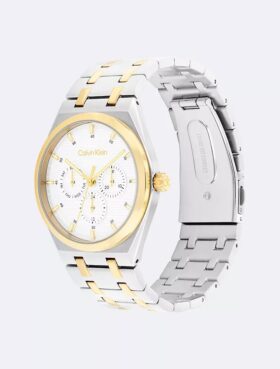 Orologio con bracciale a maglie multifunzione