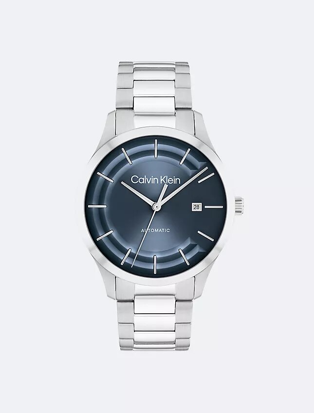 Orologio con bracciale automatico a maglie a H Orologio con bracciale automatico a maglie a H