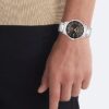 Orologio con bracciale automatico a maglie a H Orologio con bracciale automatico a maglie a H
