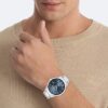 Orologio con bracciale automatico a maglie a H Orologio con bracciale automatico a maglie a H