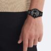 Orologio con bracciale automatico a maglie a H Orologio con bracciale automatico a maglie a H