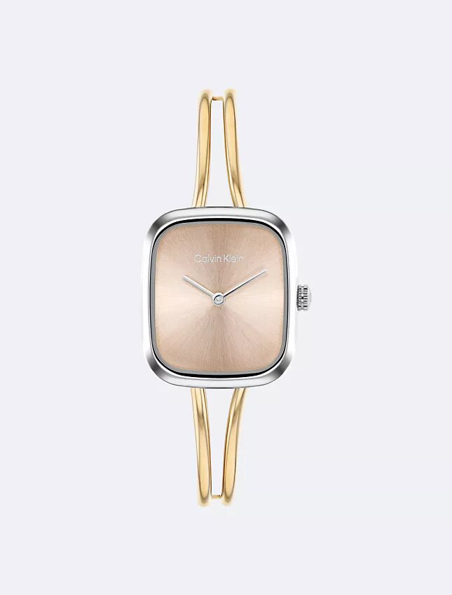 Orologio con bracciale rigido e quadrante spazzolato Orologio con bracciale rigido e quadrante spazzolato