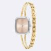 Orologio con bracciale rigido e quadrante spazzolato Orologio con bracciale rigido e quadrante spazzolato