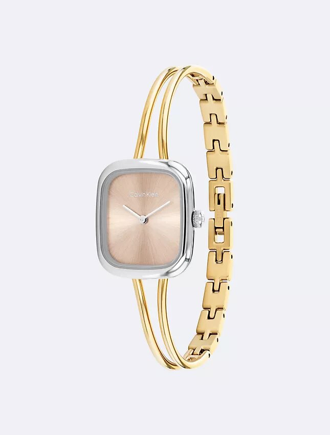 Orologio con bracciale rigido e quadrante spazzolato Orologio con bracciale rigido e quadrante spazzolato