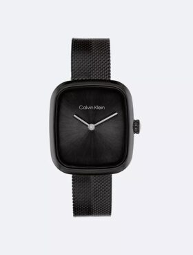 Orologio con maglia curva