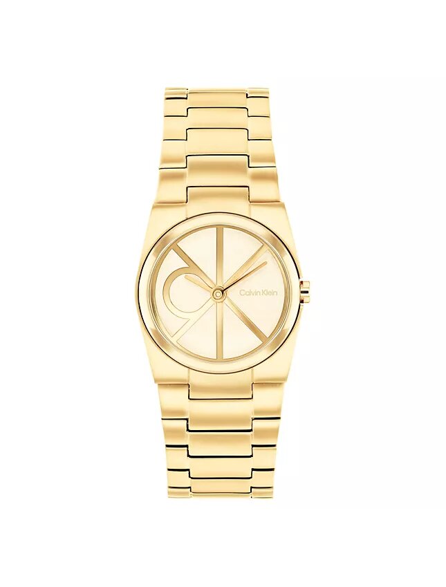 Orologio con quadrante con emblema e bracciale a maglie Orologio con quadrante con emblema e bracciale a maglie