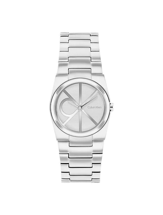 Orologio con quadrante con emblema e bracciale a maglie Orologio con quadrante con emblema e bracciale a maglie