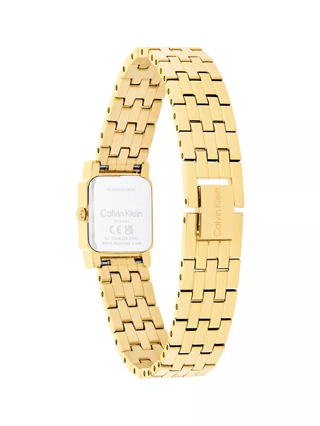 Orologio con quadrante quadrato e bracciale a maglie Orologio con quadrante quadrato e bracciale a maglie