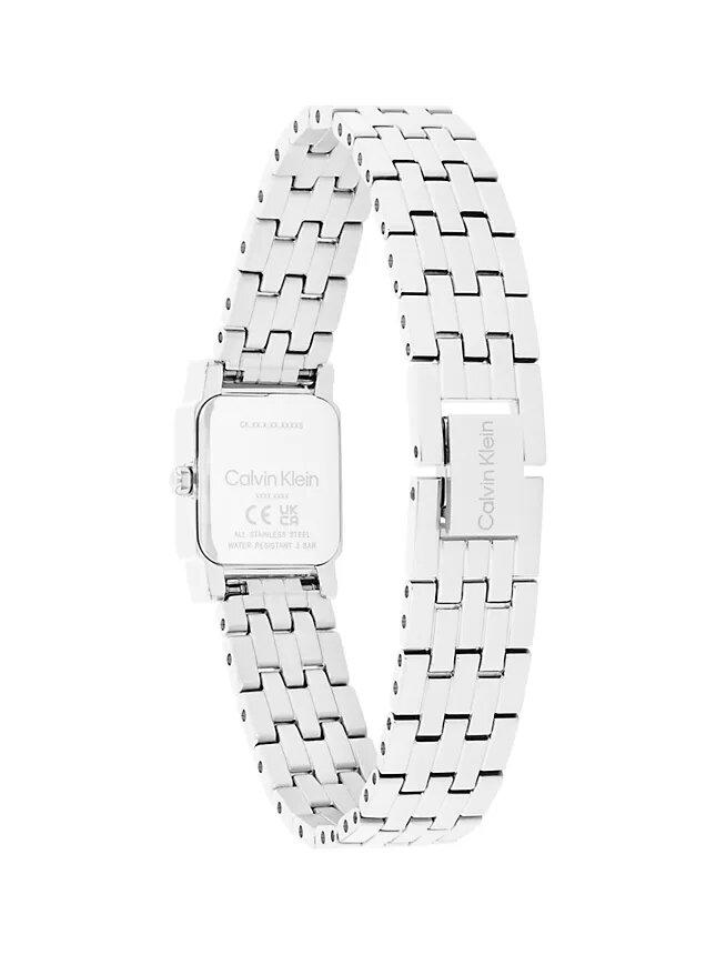 Orologio con quadrante quadrato e bracciale a maglie Orologio con quadrante quadrato e bracciale a maglie