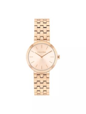 Orologio con quadrante raffinato e bracciale a maglie