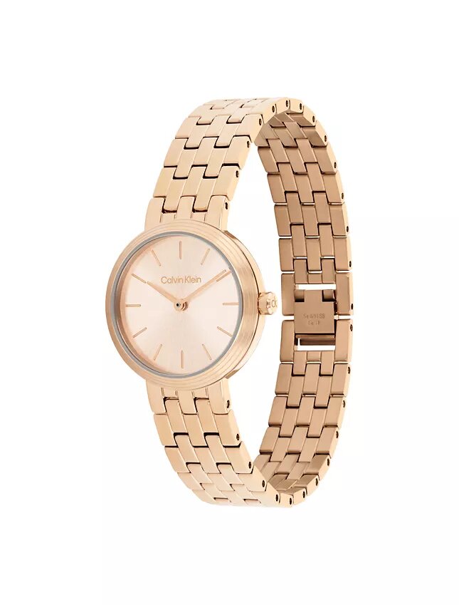 Orologio con quadrante raffinato e bracciale a maglie Orologio con quadrante raffinato e bracciale a maglie