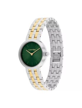 Orologio con quadrante raffinato e bracciale a maglie