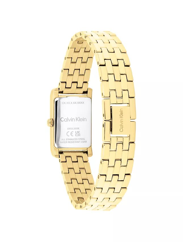 Orologio con quadrante rettangolare e bracciale a maglie Orologio con quadrante rettangolare e bracciale a maglie