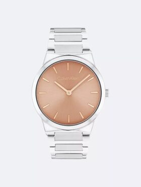 Orologio da 32 mm con bracciale a maglie integrate minimalista