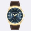 Orologio multifunzione con cinturino in pelle