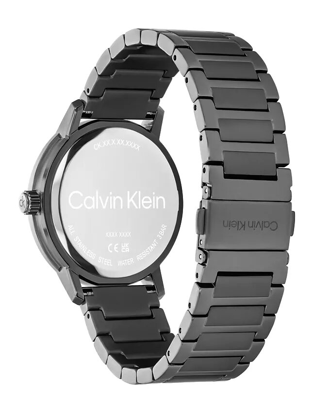 Orologio multifunzione con quadrante a vista e bracciale a maglie Orologio multifunzione con quadrante a vista e bracciale a maglie