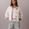 Pantaloncini a righe a costine
